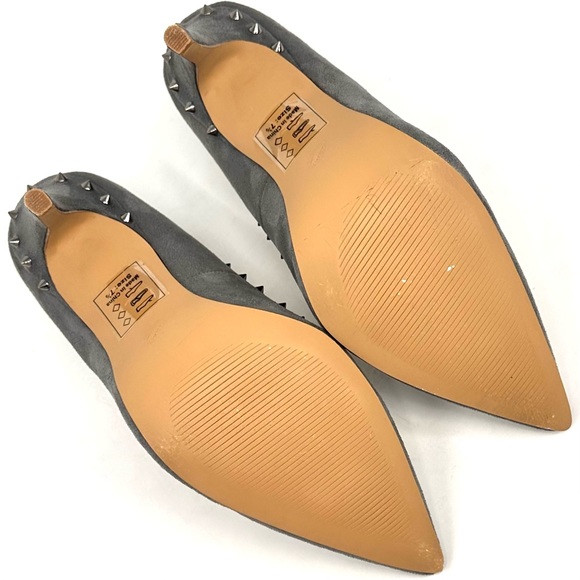 Shoe Republic LA Womens Suede Pointy Toe Stiletto Pump - Picture 13 of 16